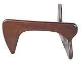 MLF Triangle Table, Feet Only(Dark Walnut). 2 Pieces Interlocking Solid Ash Wood Base, Scratch Resistant & Durability.