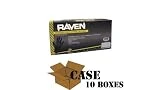 SAS Safety Raven - Nitrile Exam Powder Free Gloves 6 Mil- Case Size X-Large