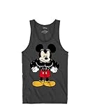 Tough Mickey Mouse Workout Exercise Graphic Tee Tank Top Classic Vintage Disneyland World Mens Adult T-Shirt Apparel (Medium, Tank)
