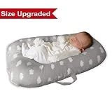 Baby Lounger Bed Bassinet for Baby Shower Gift Portable Infants Crib for 0-6 Months Cotton,Removable cover, Flame Resistant Filling by YGJT