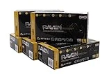 SAS Safety 66518 (5 PACK) Raven Powder-Free Black Nitrile 6 Mil Gloves, Large