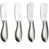 Spreader Knife Set: BlizeTec Multipurpose Cheese and Butter Spreader Knives (4 Pcs)
