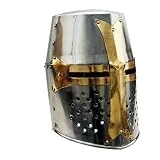 THORINSTRUMENTS (with device) Great Brass Crusader Helmet
