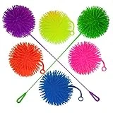 Set of 6 Jumbo 5' Light Up Puffer Ball Yo-Yos by Pudgy Pedro's Party Supplies