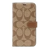 Coach Signature Canvas Phone Folio Case for iPhone XR, Khaki